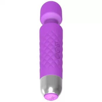 Klitorio masažuoklis Erolab Wand-M Purple, įkraunamas, atsparus vandeniui