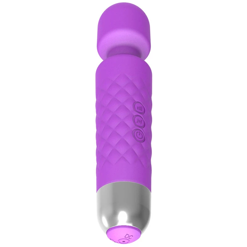 Klitorio masažuoklis Erolab Wand-M Purple, įkraunamas, atsparus vandeniui