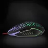 Esperanza MX211 LIGHTNING - pelė - USB - optinė - 6 mygtukai - juoda