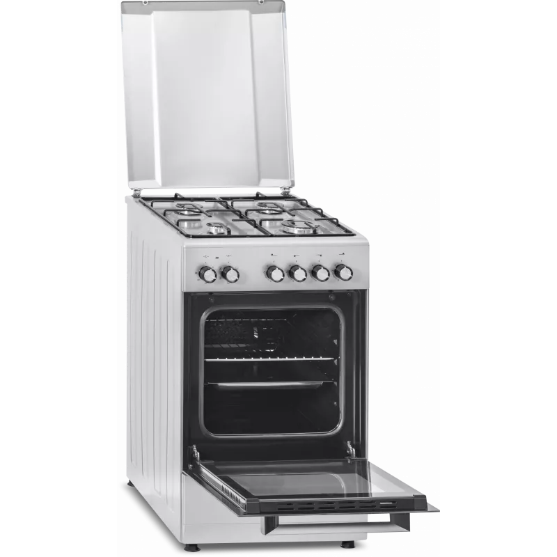 Dujinė kaitlentė ir elektrinė orkaitė SIMFER 5405SERGG, nerūdijantis plienas, 4 zonos, 50 cm