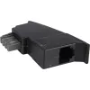 Goobay TAE telefono adapterio kištukas 50308 TAE-N į RJ-11/RJ-14 juodas