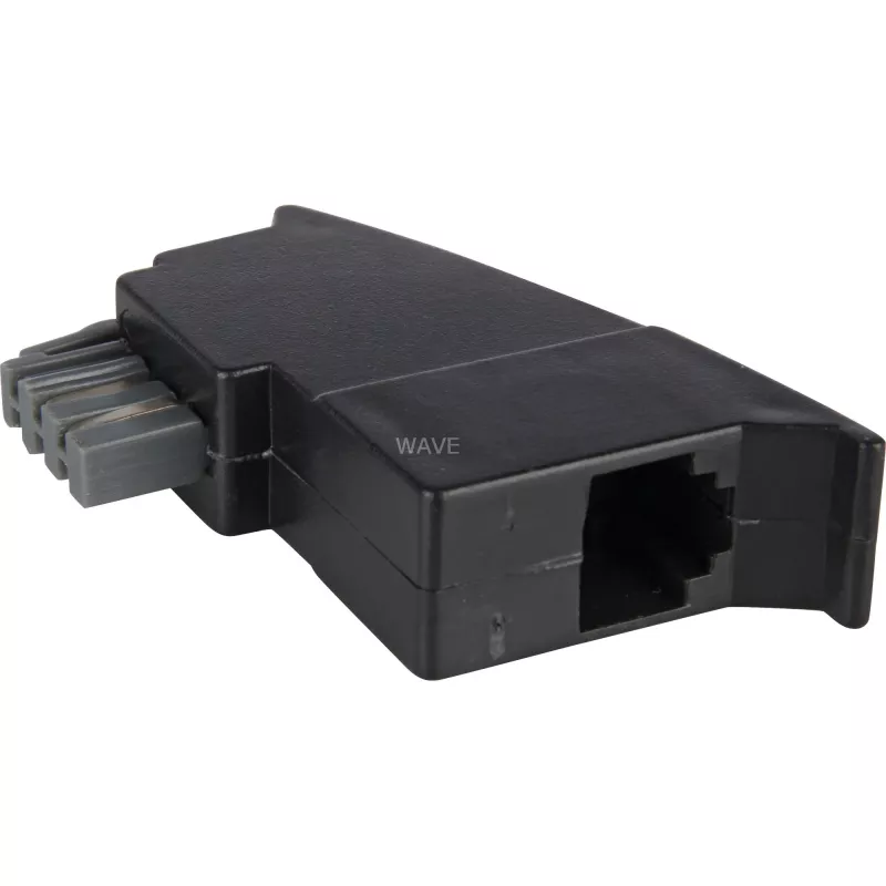 Goobay TAE telefono adapterio kištukas 50308 TAE-N į RJ-11/RJ-14 juodas