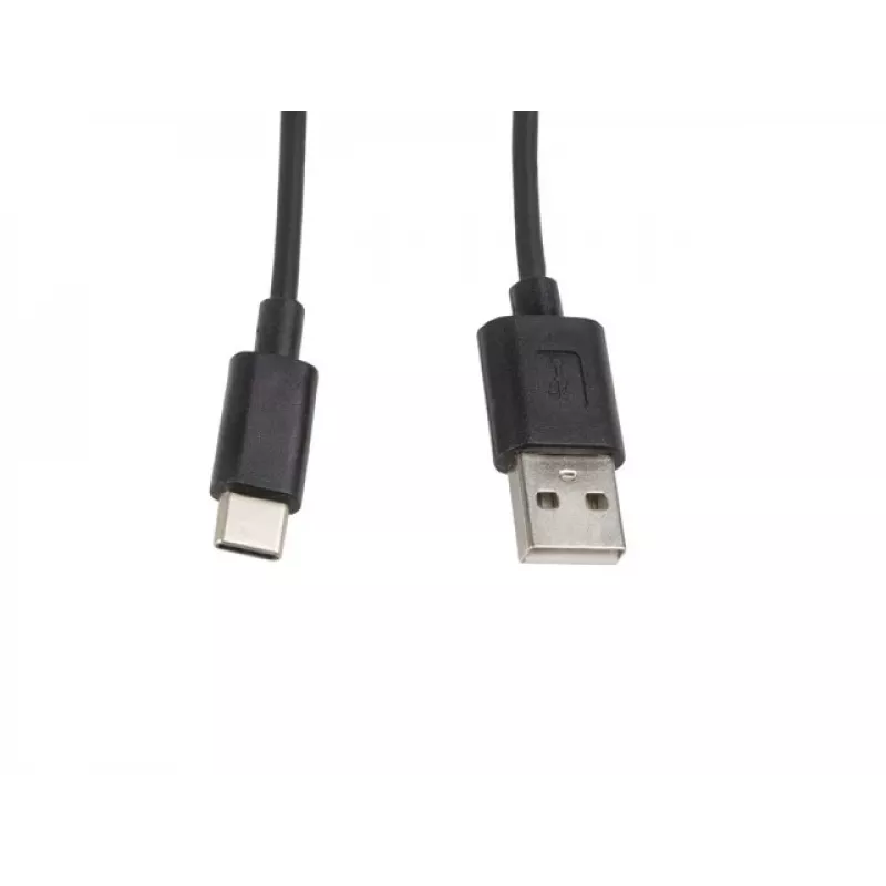Laidas Lanberg CA-USBO-10CC-0010-BK (USB 2.0 kištukas - USB 2.0, USB, Type C kištukas, 1m, Juoda) (CA-USBO-10CC-0010-BK)