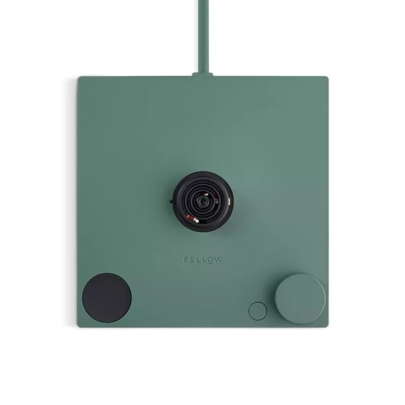 Elektrinis virdulys Fellow Stagg EKG PRO 1L, 1200W, žalia matinė, nerūdijantis plienas, medinė rankena, reguliuojama 40–100°C