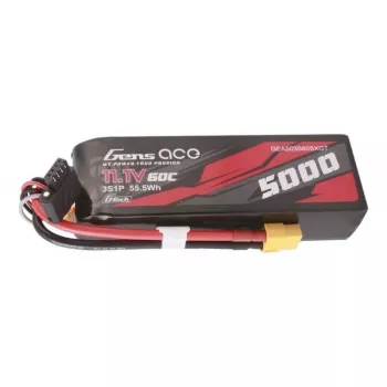 Gens ace G-Tech 5000mAh 11,1 V 60C 3S1P LiPo su XT60 jungtimi