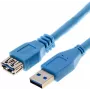 USB laidas Helos 014687 USB 3.2 Gen 1 5 m mėlynas