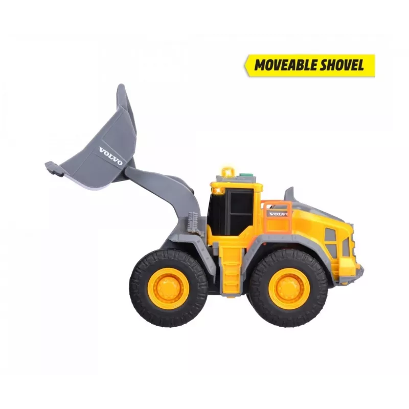 Lieto metalo nuotolinio valdymo ratinis krautuvas – žaislinis Dickie 1:16 mastelio modelis 203723006 transporto priemonės žaidimams