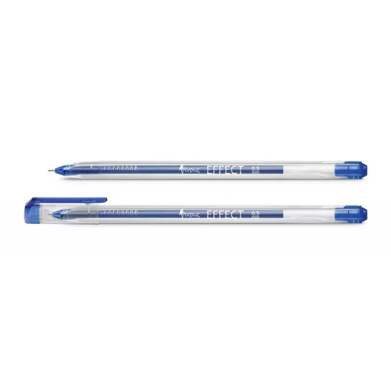 Gelinis rašiklis FORPUS FO51912 0.5 mm mėlynas — gelinis rašalas, 0.5 mm antgalis