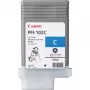 Rašalo kasetė Canon PFI-102C žydra – suderinama didelio formato Canon spausdintuvams, 130 ml talpa