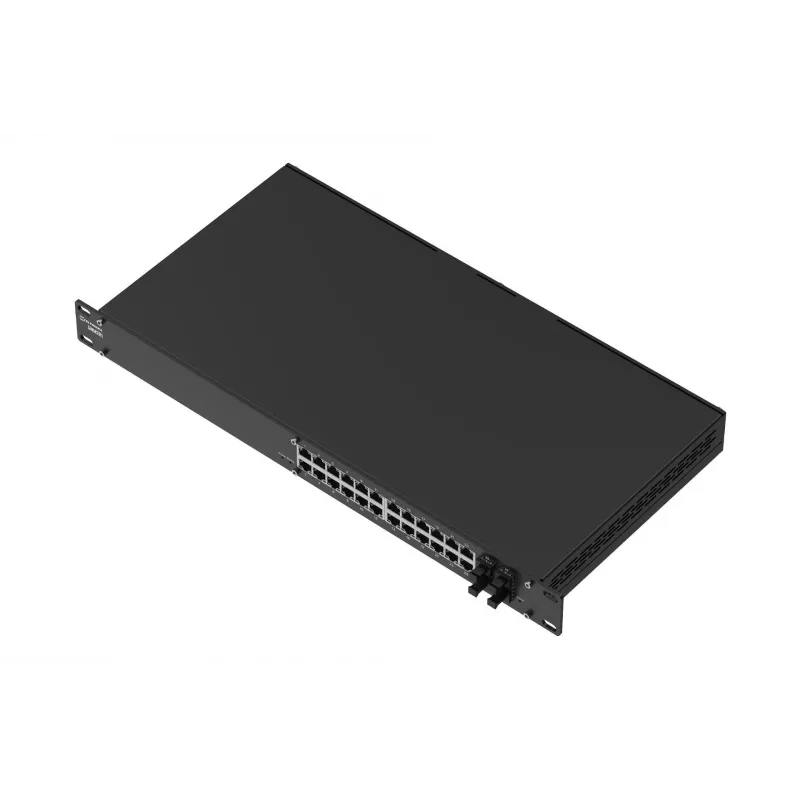Valdomas Ethernet komutatorius TELTONIKA SWM281 — 24 RJ45 prievadai, 4 SFP lizdai