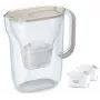 Vandens filtro ąsotis BRITA Style Essential 2,4 L su 2 keičiamomis kasetėmis (smėlio spalvos)