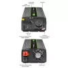 Automobilinis inverteris Qoltec Monolith 2000 W juodas 12 V