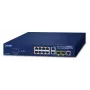 PLANET FGSD-1008HPS - jungiklis - išmanusis - 8 x 10/100 (PoE+) + 2 x kombinuotasis Gigabit-SFP - stalinis - PoE+ (FGSD-1008HPS)