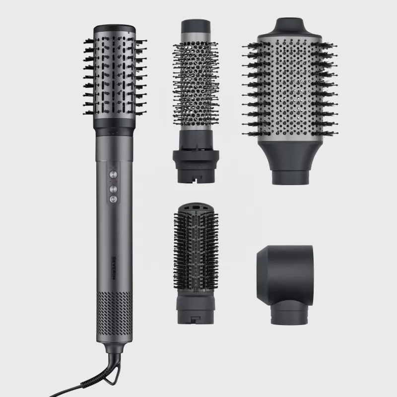 Severin WL 0683 Plaukų formavimo rinkinys, antracito ir sidabro spalvos, 1500 W, 2,8 m