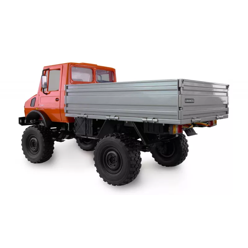 Bevielis visureigis sunkvežimis Amewi Unimog elektrinis variklis 1:12
