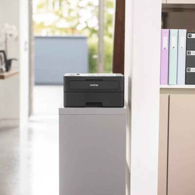 Lazerinis spausdintuvas Brother HL-L2460DNYJ1 — A4 vienspalvis, 34 psl./min., dvipusis, Ethernet, 128 MB, 251 lapų įvestis