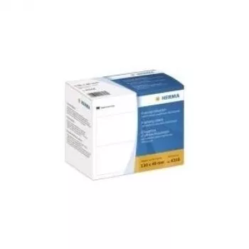 Dvigubi frankavimo lipdukai HERMA 4318 130x40 mm 1000 vnt.