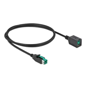 Maitinamas USB ilginimo laidas DeLOCK 85980 12 V 1 m