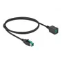 Maitinamas USB ilginimo laidas DeLOCK 85980 12 V 1 m