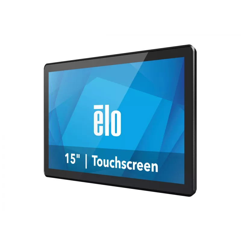 Elo Touch Solutions Open-Frame (90L/63L/64L serija), 39,6 cm (15,6 col.), projekcinė talpinė, 10 jut. taškų, Full HD, USB, USB-C, rinkinys (USB), juodas jutiklinis monitorius (atviro rėmo, 16:9), ekrano įstrižainė