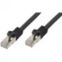 Tinklo kabelis S/CONN Cat. 7 S/FTP 10 m juodas