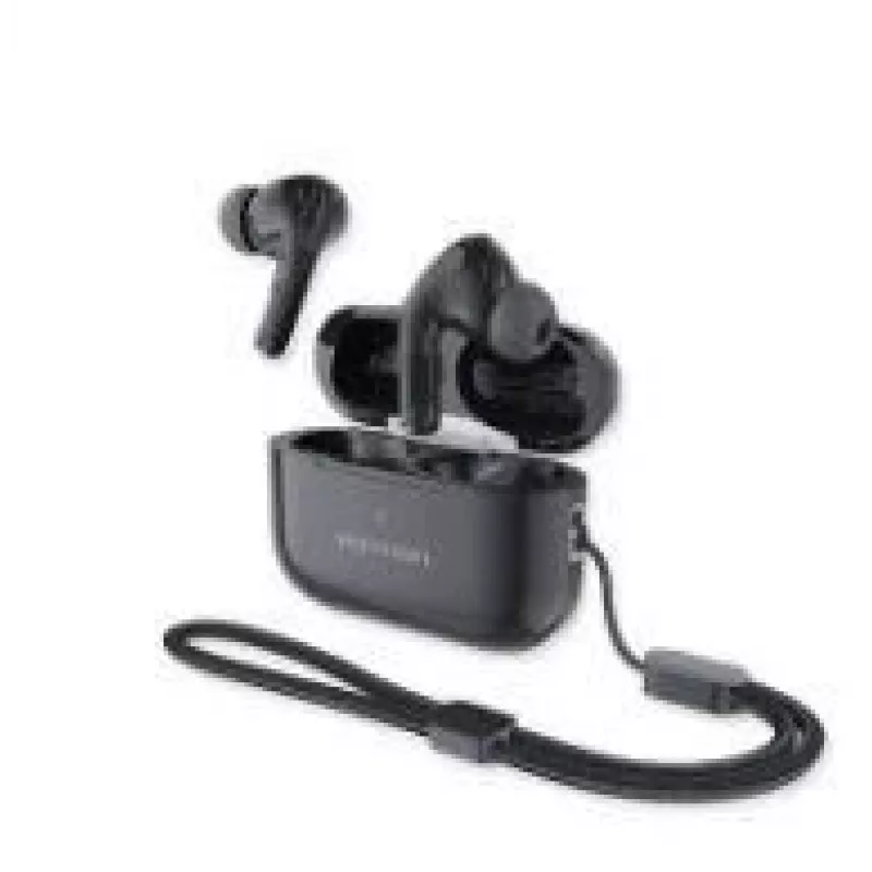 Belaidės ant ausies dedamos ausinės Vention Echo Lite E11 Plus — juodos, modelis NBVB0-PLUS