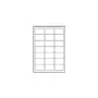 Avery Zweckform Avery - Balta - 38,1 x 63,5 mm 2100 vnt. adresų etiketės