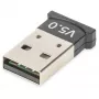 Digitus DN-30211 USB 2.0 adapteris, juodas, plastikinis, kompaktiškas dizainas