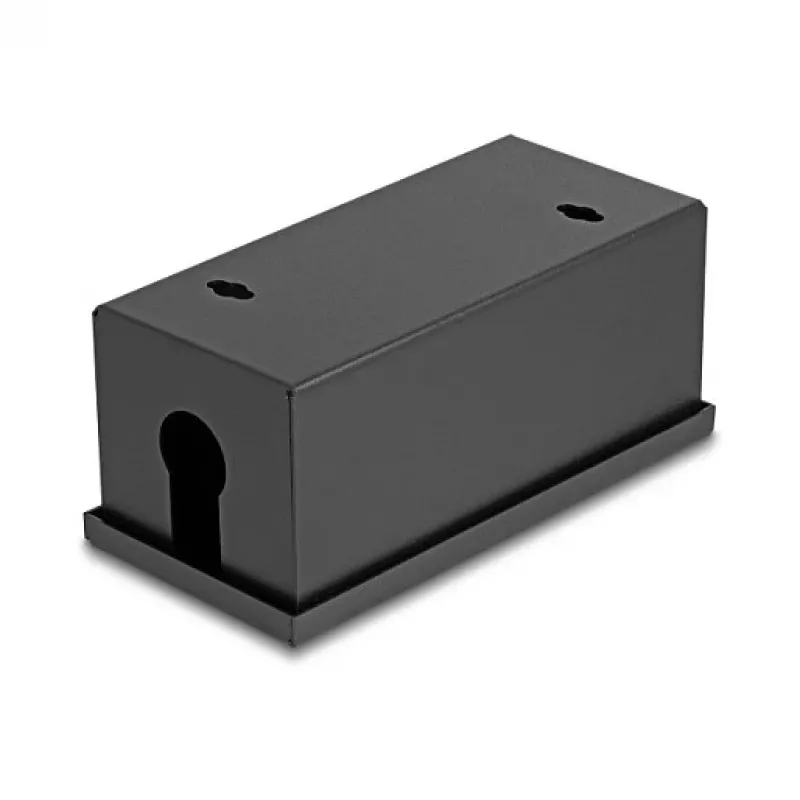 DELOCK Easy 45 modulių laikiklis, metalinis, juodas, 2x22,5x45 mm arba 1x45x45 mm