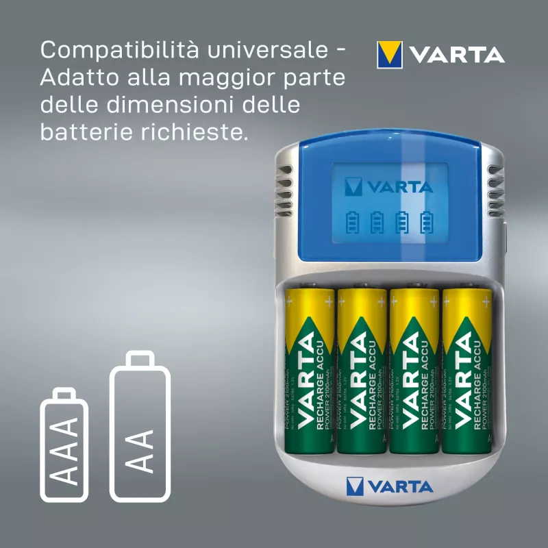 Baterijos įkroviklis Varta POWERLCD