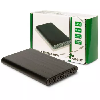 HDD dėklas Inter-Tech 88884122 Juodas 2.5 colio
