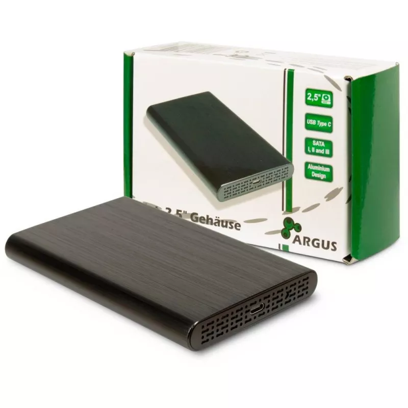 HDD dėklas Inter-Tech 88884122 Juodas 2.5 colio