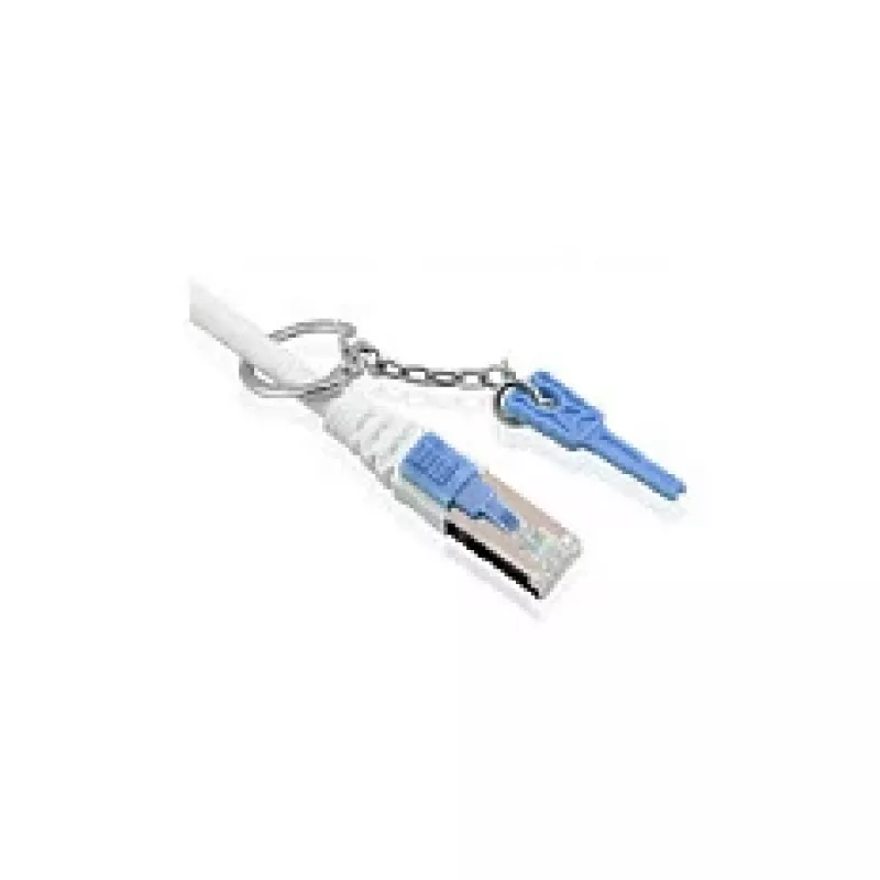 Patch laidas RJ45 - CAT6A 500Mhz - 7,5m - pilka - S-STP(S/FTP) - su fiksatoriumi - AWG26 - Synergy 21