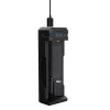 Baterijų įkroviklis XTAR SC1 vienos vietos USB-C, skirtas Li-ion 18650 elementams, 1 vieta, juodas