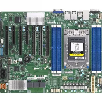 Supermicro - H12SSL-CT - Pagrindinė plokštė - ATX - Socket SP3 - USB 3.0 2 x 10 Gigabit LAN Integruota grafika (mažmeninė pakuotė)