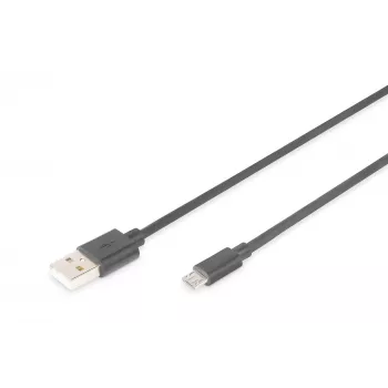 Assmann USB 2.0 jungiamasis kabelis. tipas A - mikro B M/M. 3,0 m. USB 2.0 atitinkantis. UL. jd (AK-300110-030-S)