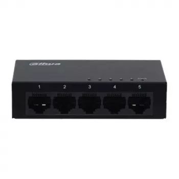 Dahua Technology SG1005-EUR tinklo komutatorius Nevaldomas L2 Gigabit Ethernet (10/100/1000) Juoda