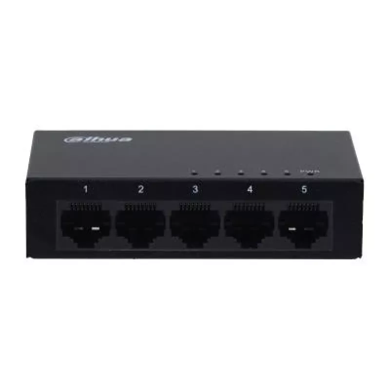 Dahua Technology SG1005-EUR tinklo komutatorius Nevaldomas L2 Gigabit Ethernet (10/100/1000) Juoda