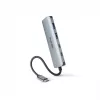 USB Type-C Hub DICOTA D32061 10000 Mbit/s sidabrinis