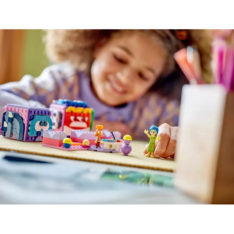 Statybinis žaislas „LEGO Disney Pixar Inside Out 2“ nuotaikos kubelių rinkinys 43248