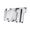 Backplate Alphacool 10261 Aliuminis Chromas Varis Juoda 95.7mm