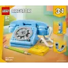 Konstravimo žaislas LEGO Creator 3-in-1 31174 Retro telefono rinkinys, 383 dalys, 8+ metų, 70×110×150 mm