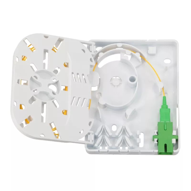 Extralink Olivia šviesolaidžio dėžutė, 2 sandūroms, su gembute ir SC/APC adapteriu
