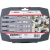 Bosch Starlock Best of Heavy Duty rinkinys, 4 dalių, Ašmenų rinkinys, Metalui, Medžiui, Juoda, Dėžutė