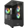 PC korpusas Sharkoon Elite Shark CM100 Tower Micro-ATX, be maitinimo bloko, juodas