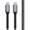 USB-C į USB-C laidas FIXED FIXDA-CC2-GR — 2 m, 240 W galios tiekimas