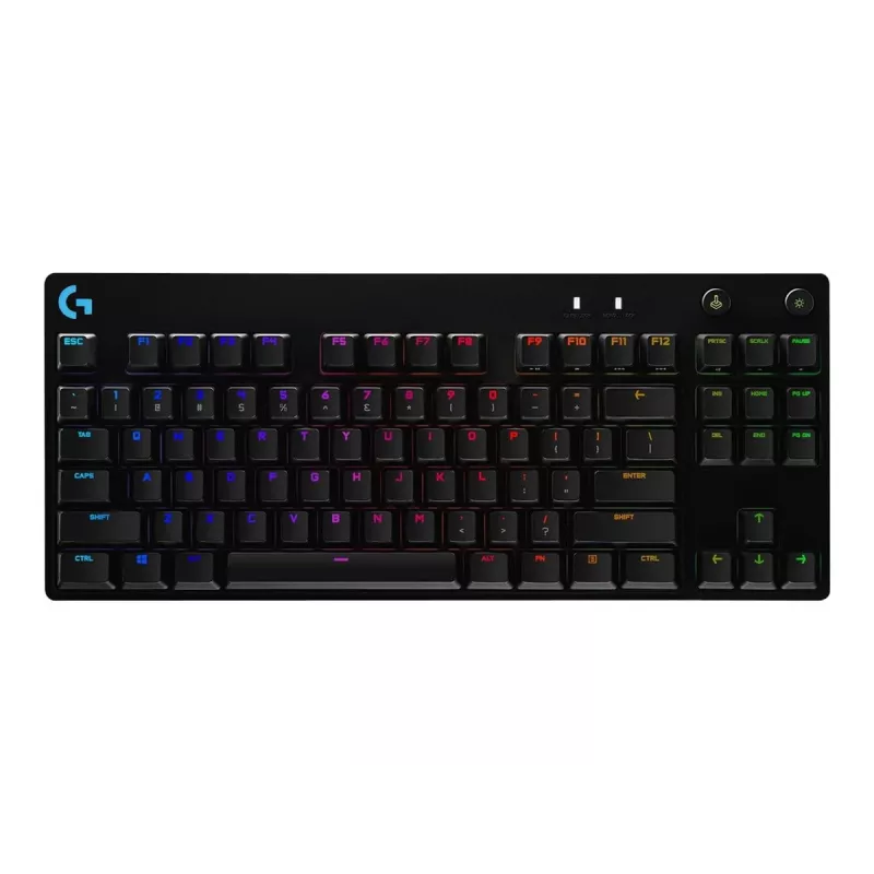 Mechaninė žaidimų klaviatūra Logitech G G PRO Tenkeyless RGB LED laidinė