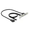 Lizdo laikiklis DeLOCK 89934 su 1 x USB Type-C ir 1 x USB Type-A prievadu