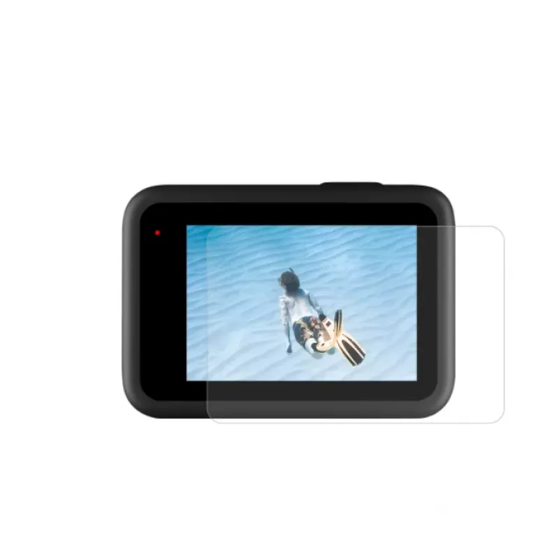 Ekrano ir objektyvo apsauginis stiklas Telesin GP-FLM-902, skirtas GoPro Hero9 — apsauginis stiklas ekranui ir objektyvui