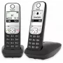 Gigaset A690 Duo Analoginis telefonas su skambintojo ID juodos, sidabrinės spalvos
